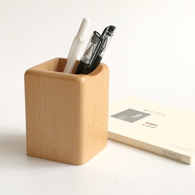 成都木質筆筒辦公用品實木筆筒擺件定制批發(fā)工廠